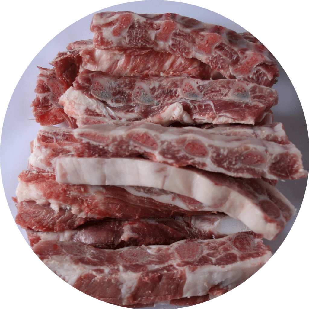 Costella de porc tallada a xurrasco